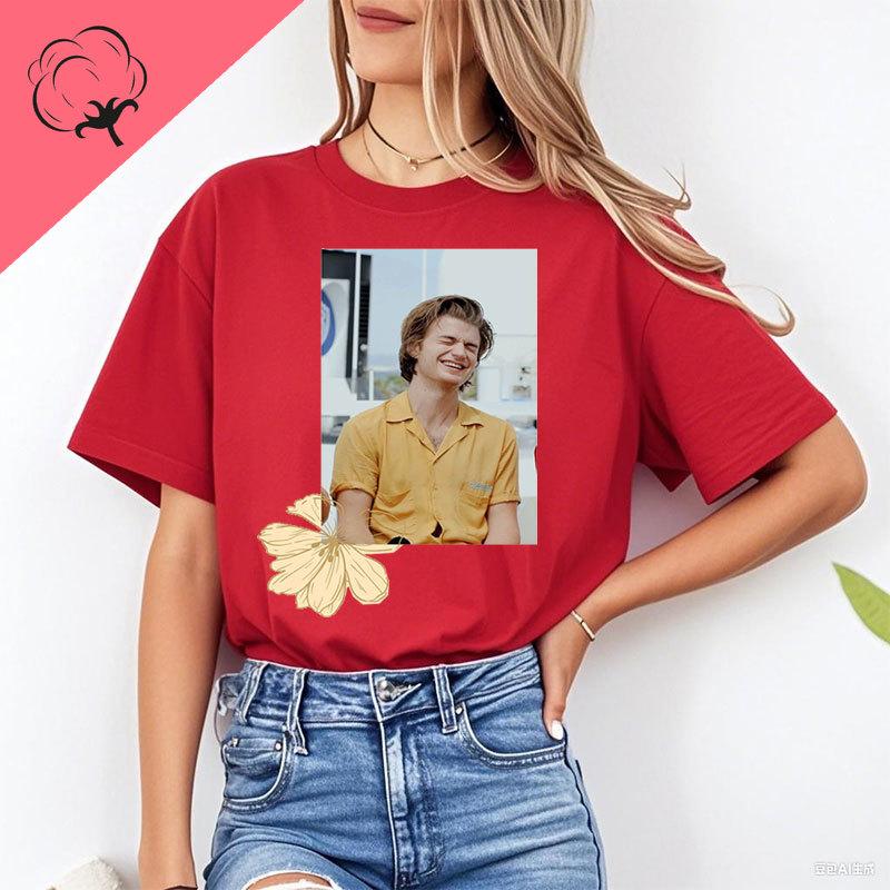 Players Djo Joe Keery Camisetas Retro Style Movie Graphic T Shirts Cotton ONeck Gift For Fan Unisex Tops Streetwear Y2k Clothes