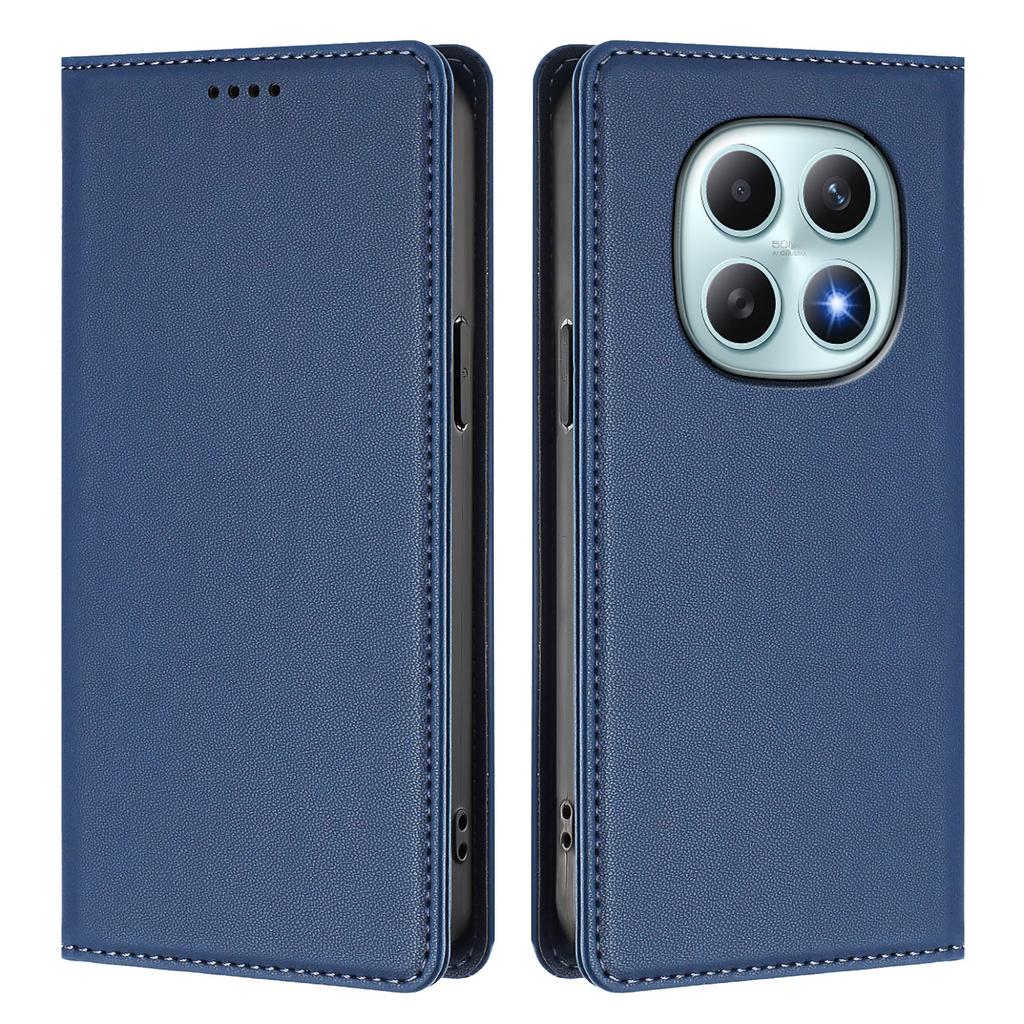 Для Xiaomi Poco M8 5G/Redmi Note 15 5G (Глобальный)/15 4G (Глобальный) Кожаный чехол-кошелек с магнитной застежкой и RFID-защитой для телефона