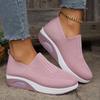 Women Walking Shoes Air Cushion Non Slip Orthopedic Shoes Ladies Platform Mules Breathable Wedge Female Sneakers 2024