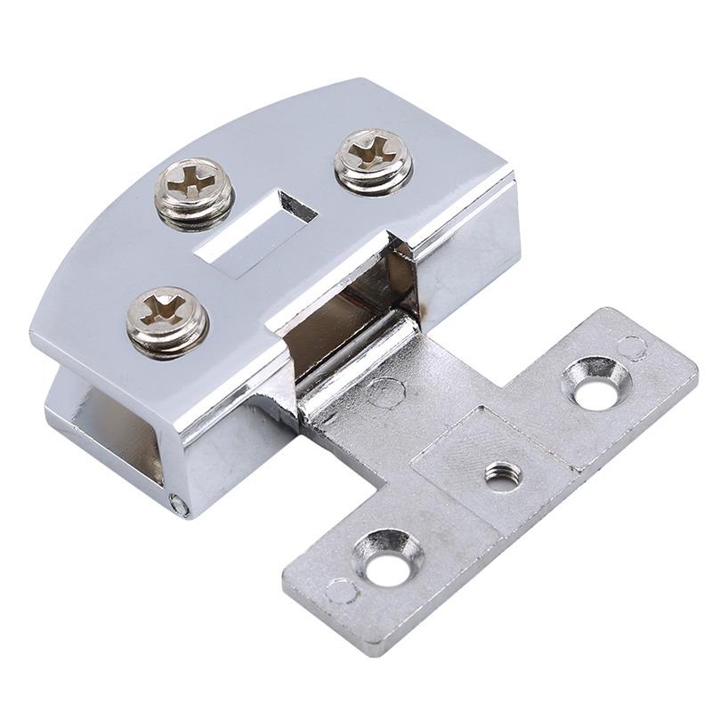 Зажимы для стеклянных дверных петель из нержавеющей стали для винного шкафа, хлебного шкафа, шкафа, дверных ворот, зажимы для дверных петель 5-9 мм