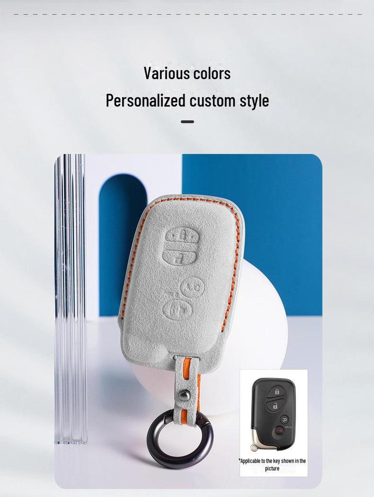 Сумка для ключей Lexus ES300H/ES350/RX270 из алькантары и замши 3D