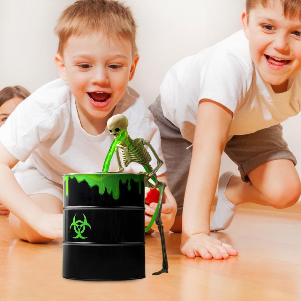 Funny Decoration, Vomit Skeleton Decoration, Table Decoration, Interior Decoration - Vomit Skeleton Trash Can, Party Decoration Room Home Fireplace