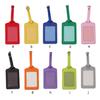 Leather Luggage Suitcase Address Name Holder Boarding Pass Tags Anti-lost Colorful Identifier Card Label Accessories