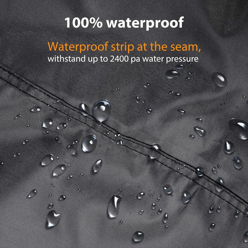 Mobility Scooter Cover Heavy Duty Black Protects From Snow Rain Dust And Sun