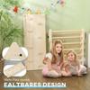 Kids' Wooden Climbing Set with Triangle Ladder and Two-Sided Ramp, for Children Aged 18-48 Months