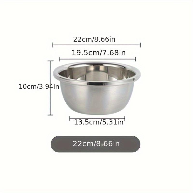 KEMORELA Large Stainless Steel Dog Bowls Metal Premium Bowl for Pets Sturdy and Durable Thick Smooth Metal Food and Water Dishes