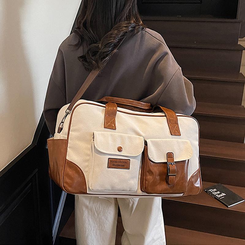 Спортивная сумка через плечо для фитнеса, Сухая-мокрая, для йоги, плавания, спорта, для улицы, Большая, для коротких поездок, через плечо, Дорожная, Холщовая