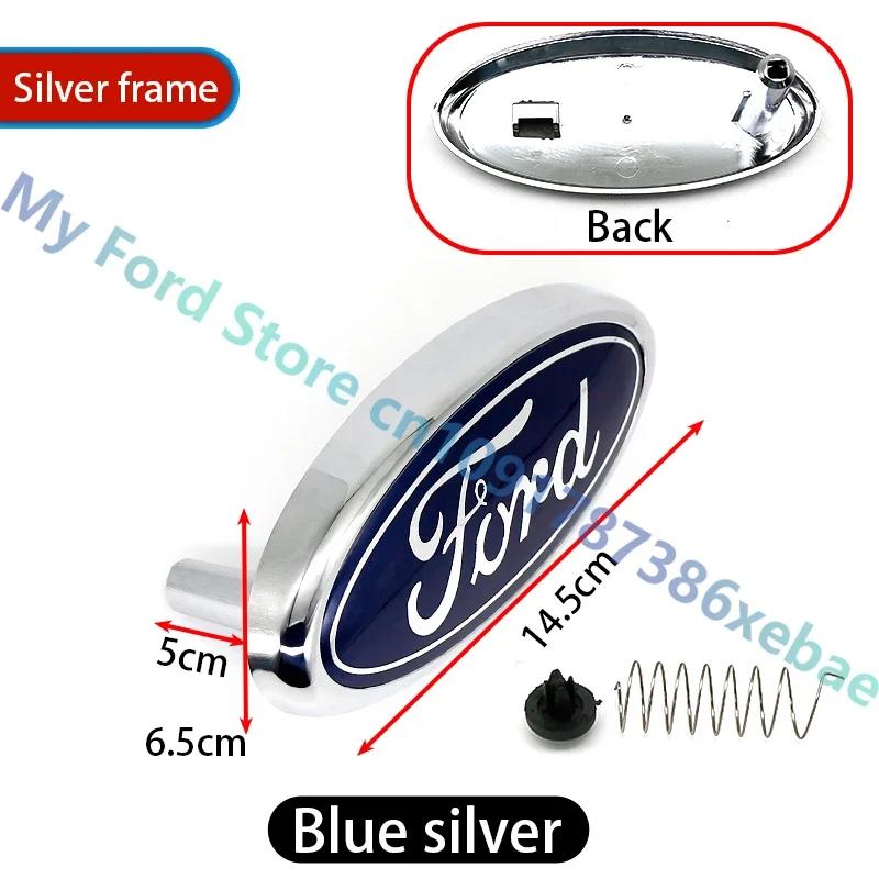 Автомобильная наклейка Ford ABS 14.5 Логотип на передний капот автомобиля Наклейка с шильдиком на задний багажник Для Ford Mondeo Focus Fusion MK2 MK4 F150 F25