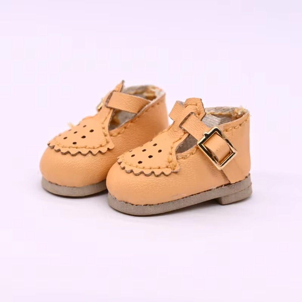 1 Pair Flower Obitsu 11 Doll Shoes Cute 1/12 Bjd Casual Shoes Dress Up 1/12 Bjd Doll Shoes  Holala