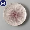 Japanese Style 8 Inch Ceramic Under Glazed Vegetable Dinner Plate Simple Dessert Plate Household Small Steak Dish Food Container