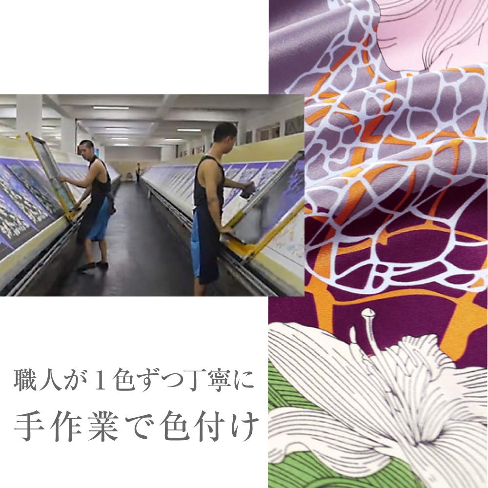 Silk Scarf Stole Printed 5A Grade Silk Silk Scarf 86 X 86 Cm Square Silk Gift Birthday Girlfriend Wife Bag Spring Summer Pink Green Purple Brand UV