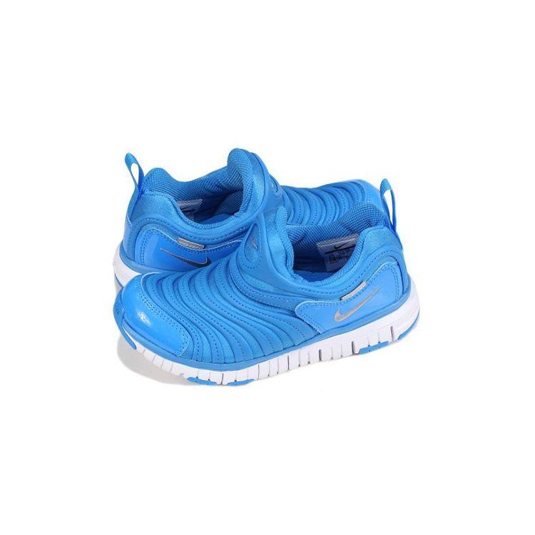 Nike Dynamo Свободные Нескользящие Прочные Дышащие Амортизирующие Низкие Кроссовки Детская Обувь Синий 343938-427