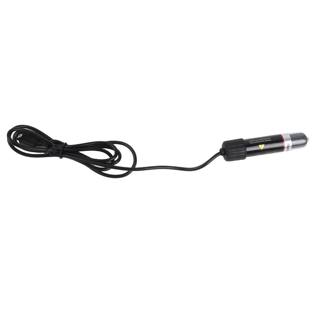 USB Power Heater Small Aquarium Heater Quartz Glass Material 10W Power Consumption Compact Fish Tank Heating Solution
