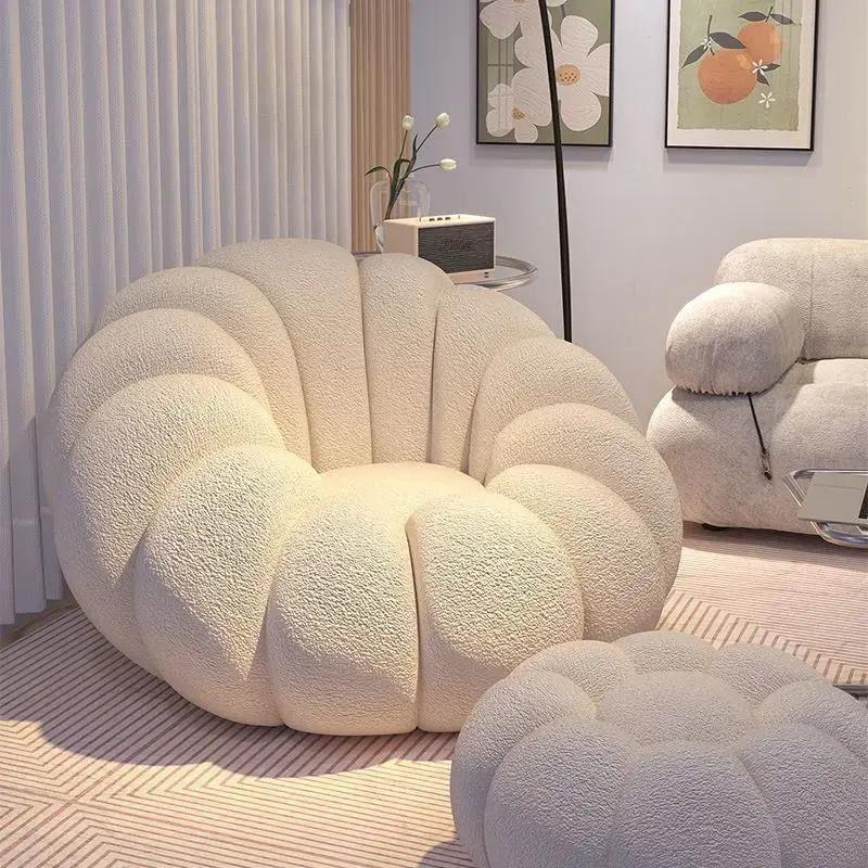 Ленивое кресло-диван в форме тыквы для маленьких пространств - Идеально для спальни, гостиной или балкона