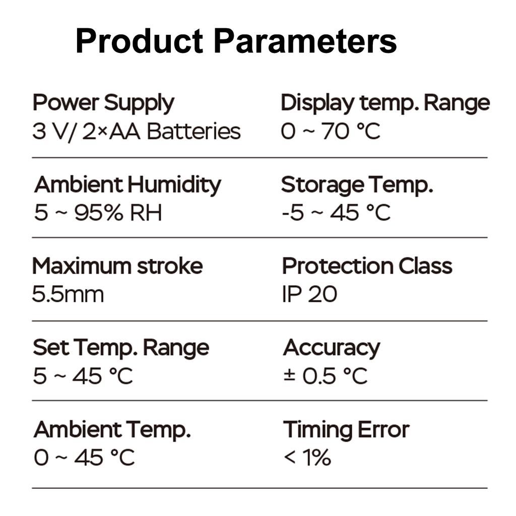 Термостатический радиаторный клапан Умный радиаторный клапан Интеллектуальный термостатический клапан Светодиодный дисплей
