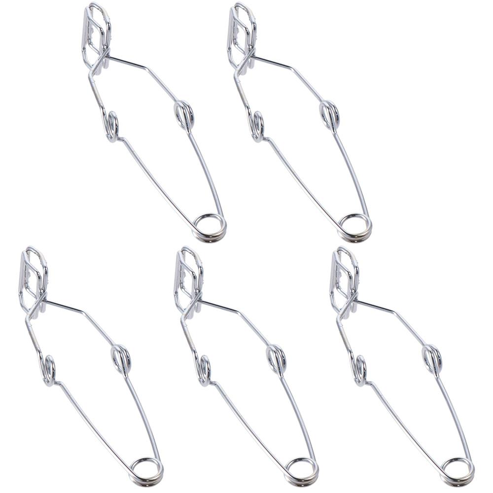 Серебряный зажим Labs длиной 14,5 см с ручками для пальцев, прочный зажим для пробирок, лабораторный эксперимент