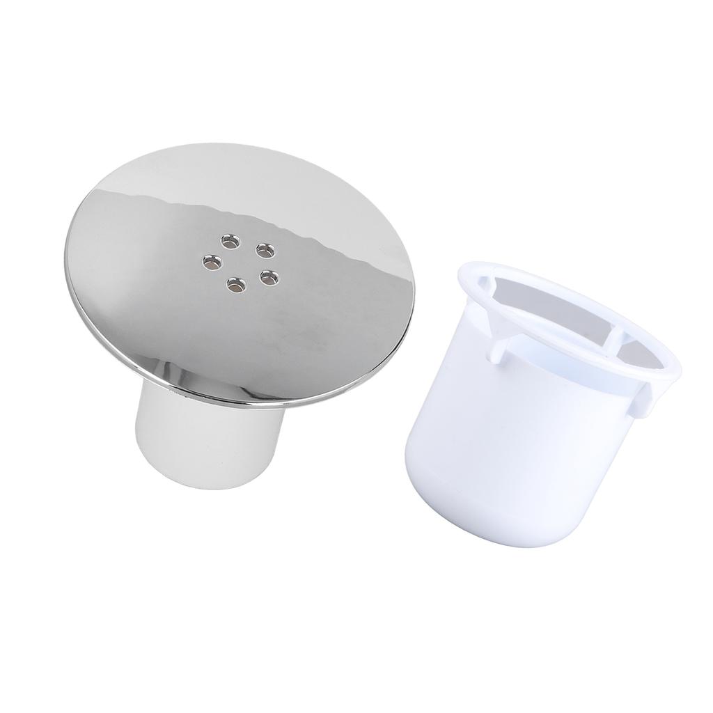 Shower Drain Cover Tray Waste Trap Plug Hole Cover Replacement Chromate Treatment Fast Flow