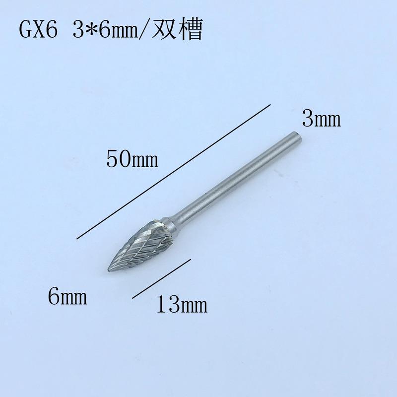 10 шт./набор стальных вращающихся фрез 3*6 мм хвостовик дерева DIY электрическая шлифовальная головка сверло