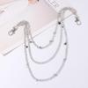 Tassel Love Heart Waist Chain Zinc Zinc Zinc Alloy Pants Chain Cool Tassel Jeans Chain  Female