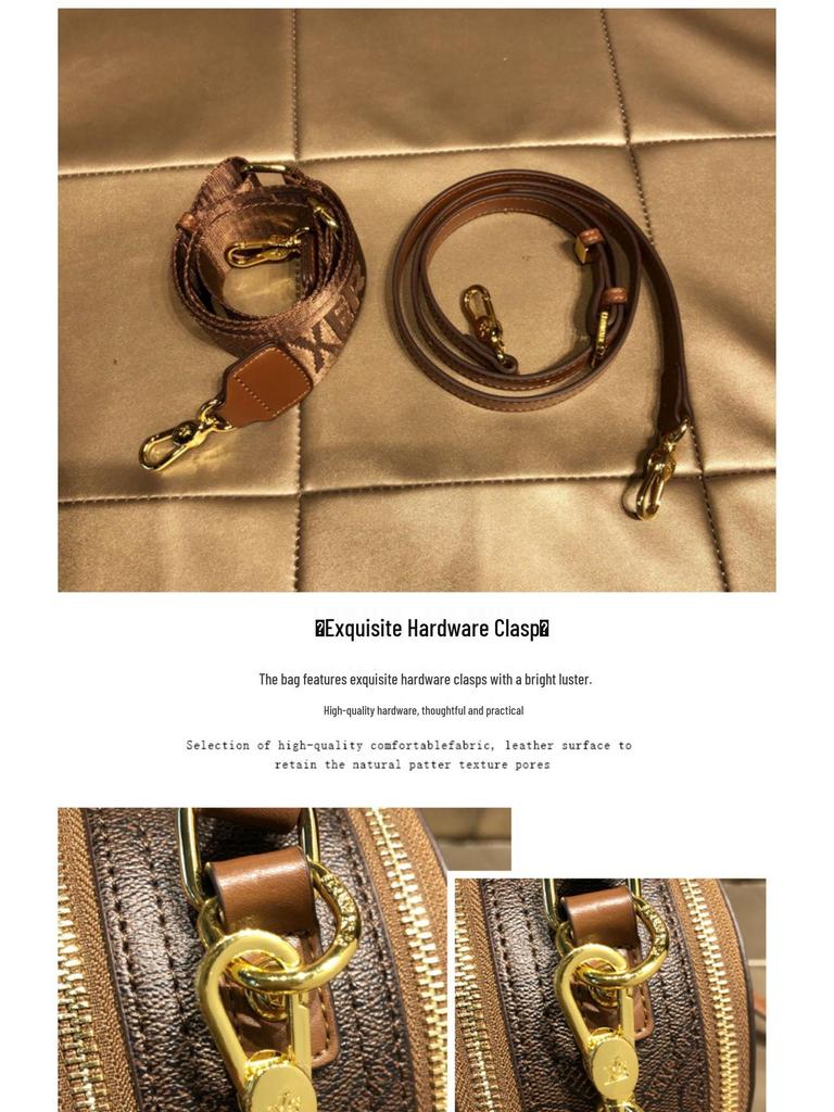 2025 Новая женская маленькая круглая сумка кроссбоди мини-сумочка