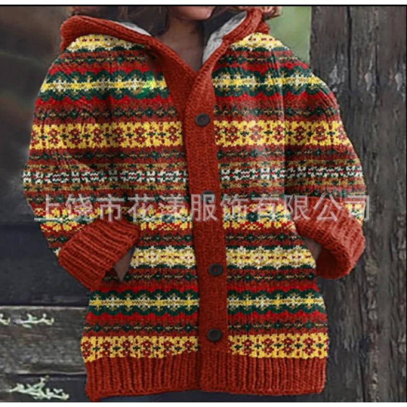 2026 Halloween Animal 3D Printed Hooded Cape Sweatshirt Women Streetwear Casual Long Sleeve Pullover
