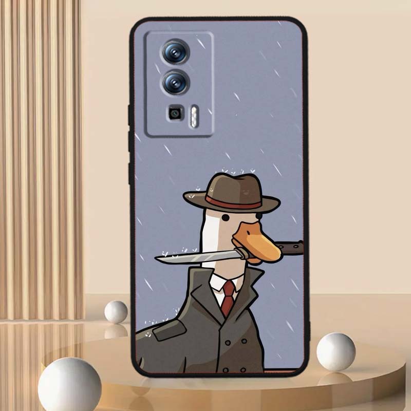 Мультяшный Аниме Утенок Чехол Для Телефона Для Xiaomi Redmi 12 13C 12C 13 10C 9T A2 9A 9C 7A Note 10S 8T 10 9 8 Pro 4G 5G Черный
