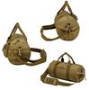 PHOENIX IKKI Large Capacity Camouflage Bag for Outdoor Tactical Ideal for Military Brown Tub-Shaped Water-Resistant One-Shoulder Use, Enthusiasts,