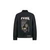Evisu Джинсовая куртка с принтом логотипа демонической головы Хannya Мужские куртки Черный 2EAGNM0JK757FF