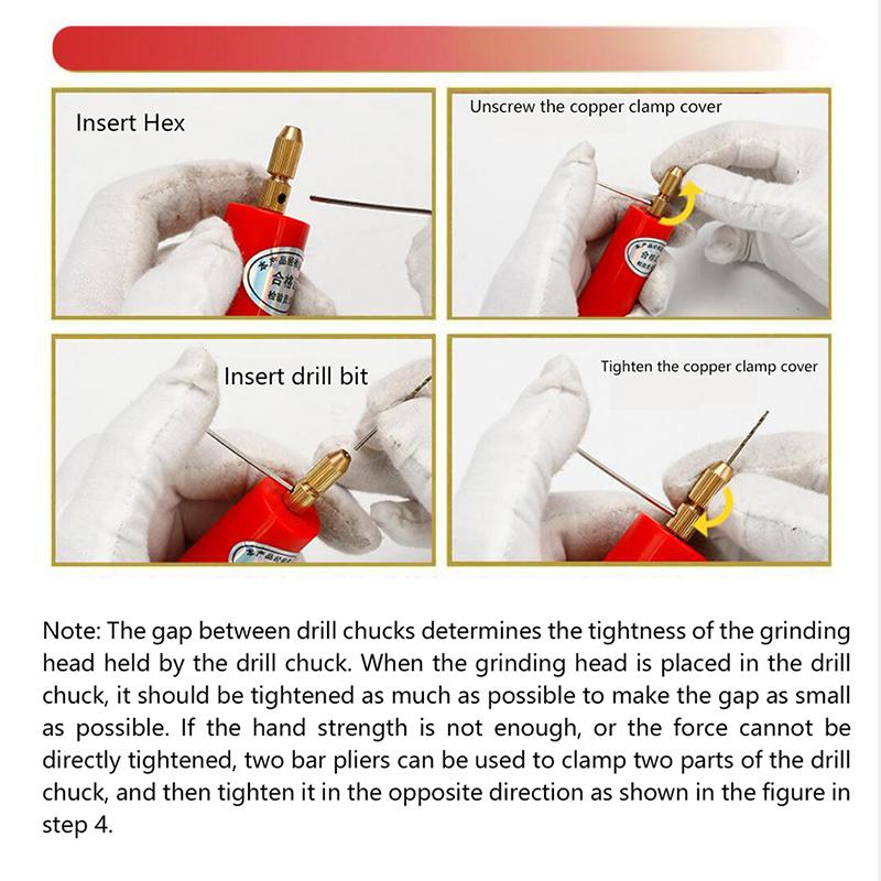 Handheld Miniature Electric Drill Wood Craft Tools Small Electric Grinder