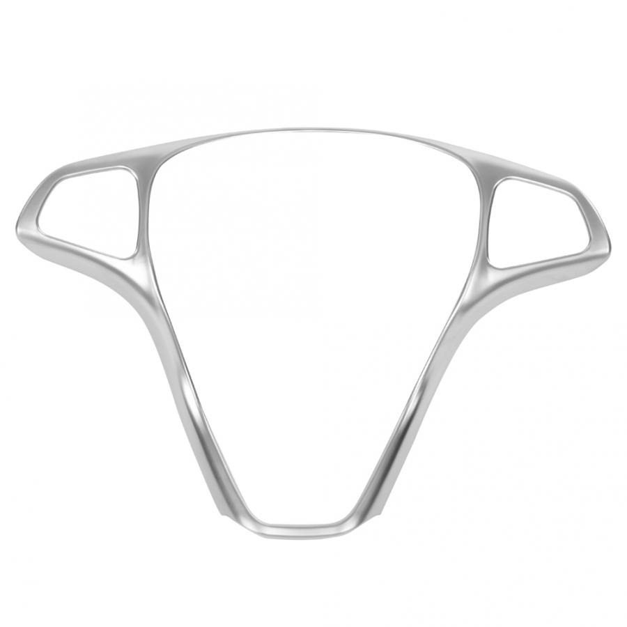 Накладка на кнопку рулевого колеса для Mercedes Benz Vito W447, серебристая, хромированная, ABS 2014 2015 2016 2017, салон автомобиля