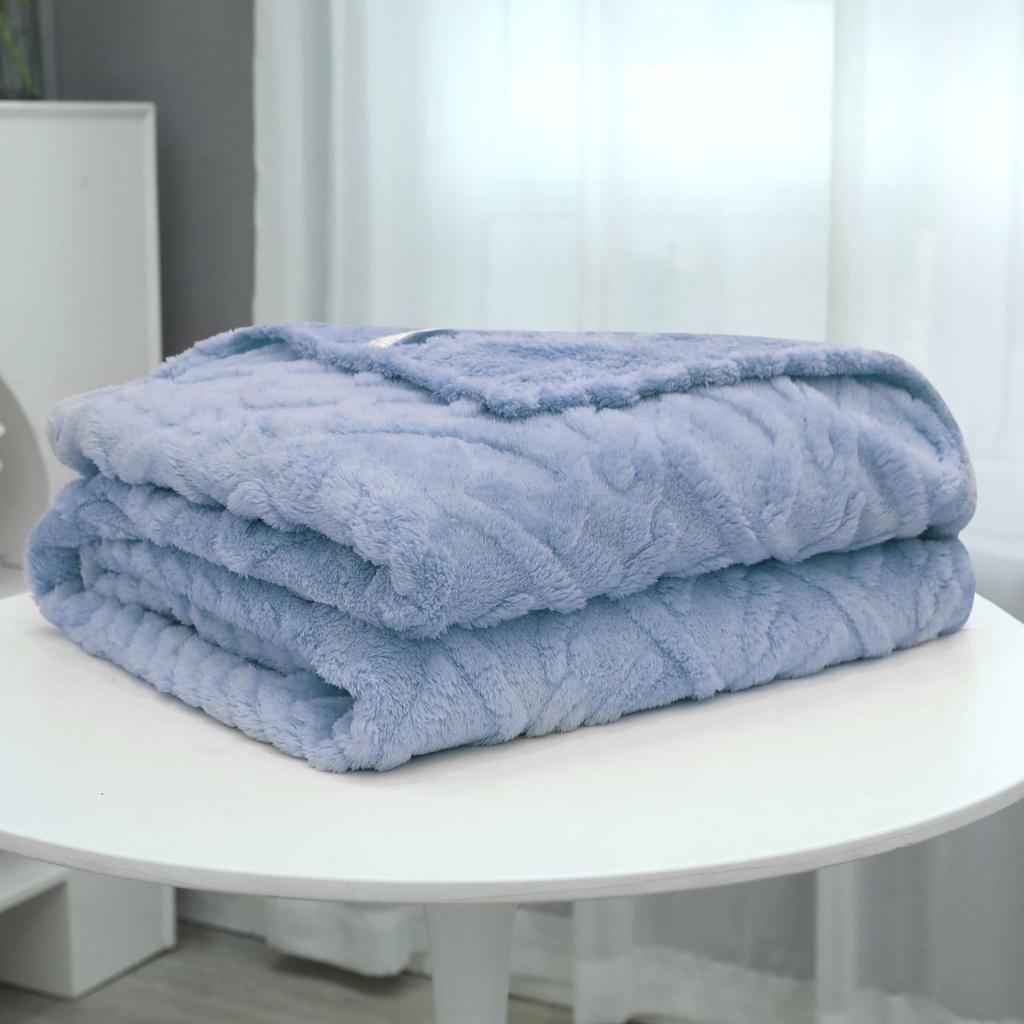 Новинки осени и зимы, однослойные двусторонние жаккардовые одеяла из флиса тафу высокой плотности, флиса шу и хлопка, многофункциональные