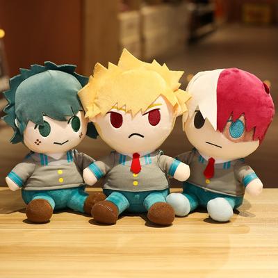 25 см аниме My Hero Academia Izuku Midoriya Katsuki Bakugou Shouto Todoroki плюшевые куклы милая игрушка-подвеска мягкий рождественский подарок