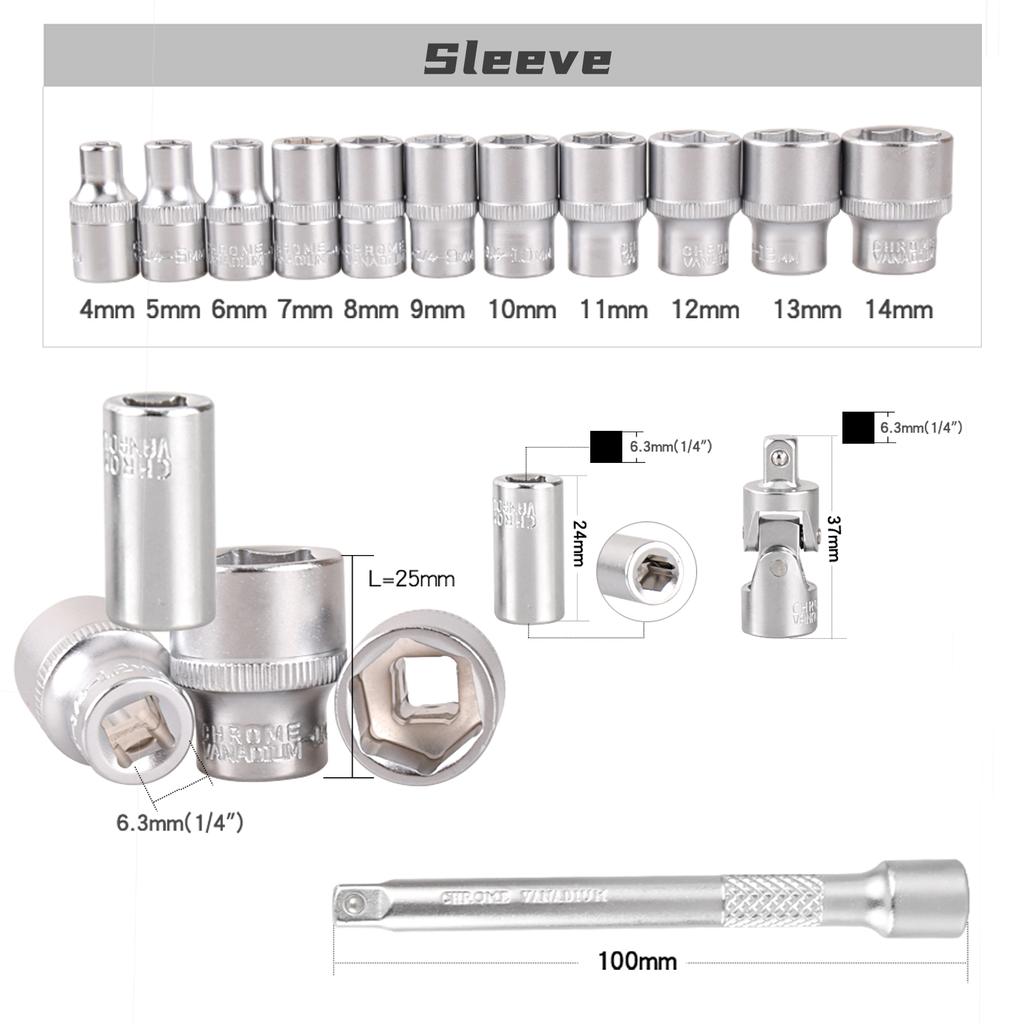 2–20 Нм, 1/4, набор динамометрических ключей, торцевой бит, наборы для домашнего использования 35 в 1, многоцелевые утилиты