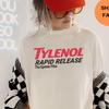 Футболка против Трампа: Футболка Tylenol Rapid Release The Epstein Files, Политическая левая футболка