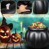 Inflatable Witch Cauldron Drink Cooler Halloween Candy Bowl Reusable Drink Holder for Themed Parties Home Gatherings Decoration