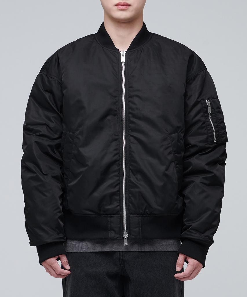 Musinsa Standard Oversized Ma-1 Bomber Jacket [Black]