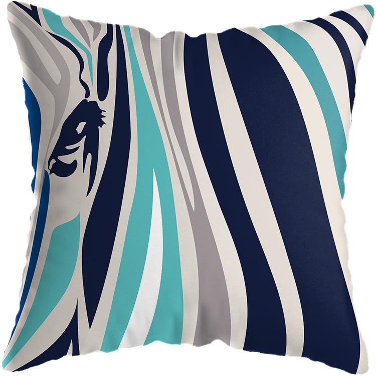 Наволочка с геометрическим рисунком, абстрактная подушка, короткая плюшевая подушка для дома, дивана-кровати, офиса