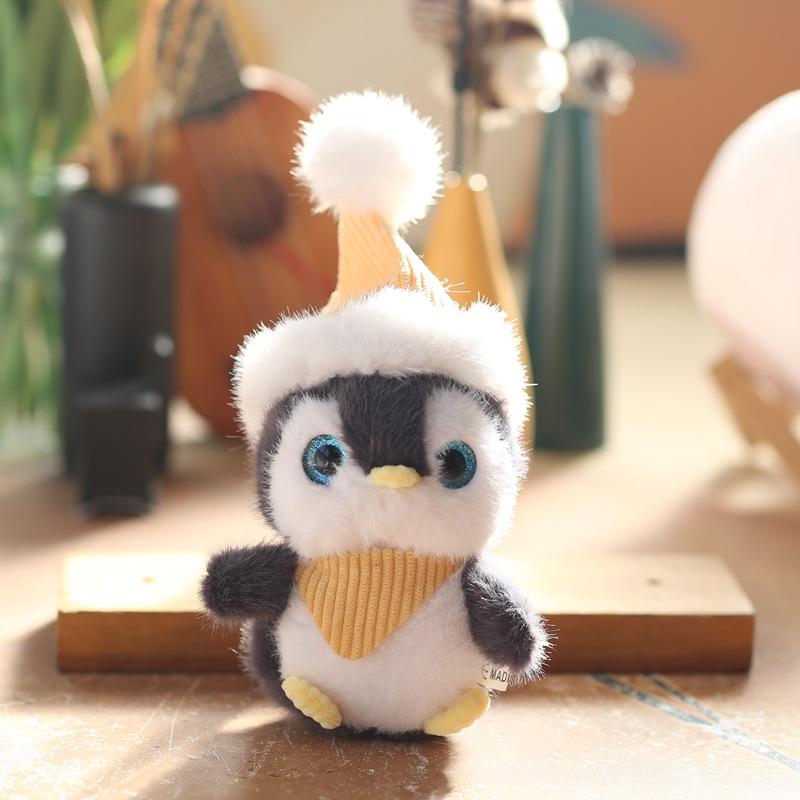 Милый маленький пингвин кулон плюшевая игрушка кукла мультфильм сумка подвесной брелок тряпичная кукла кукла