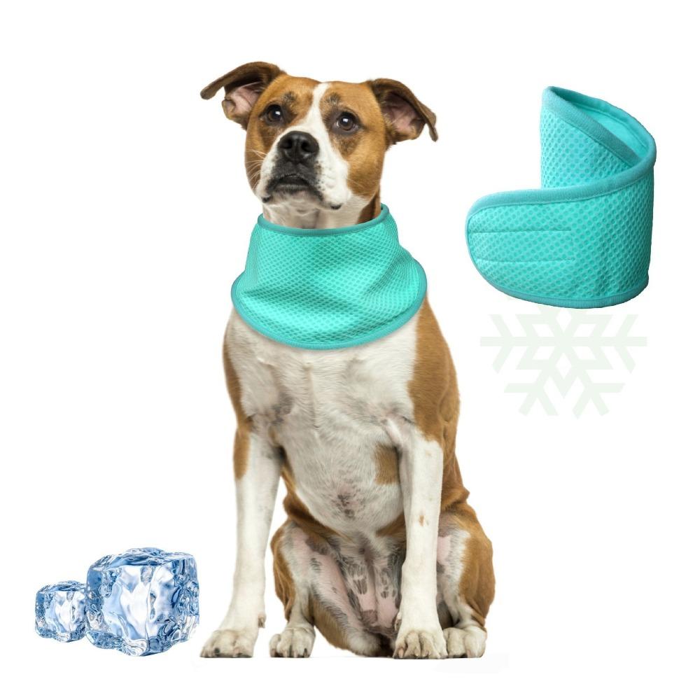 Tape Closure Dog Cooling Scarf Water Activated Dog Heatstroke Prevention Scarf Summer Outdoor