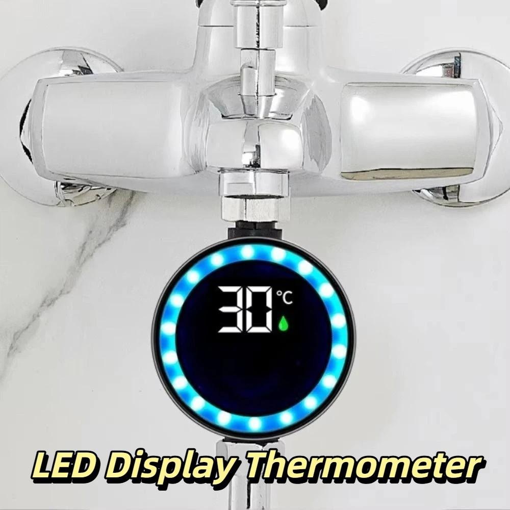 Термометр для воды из нержавеющей стали Точное измерение Сенсорное управление Светодиодный дисплей Водонепроницаемый Индикаторный инструмент
