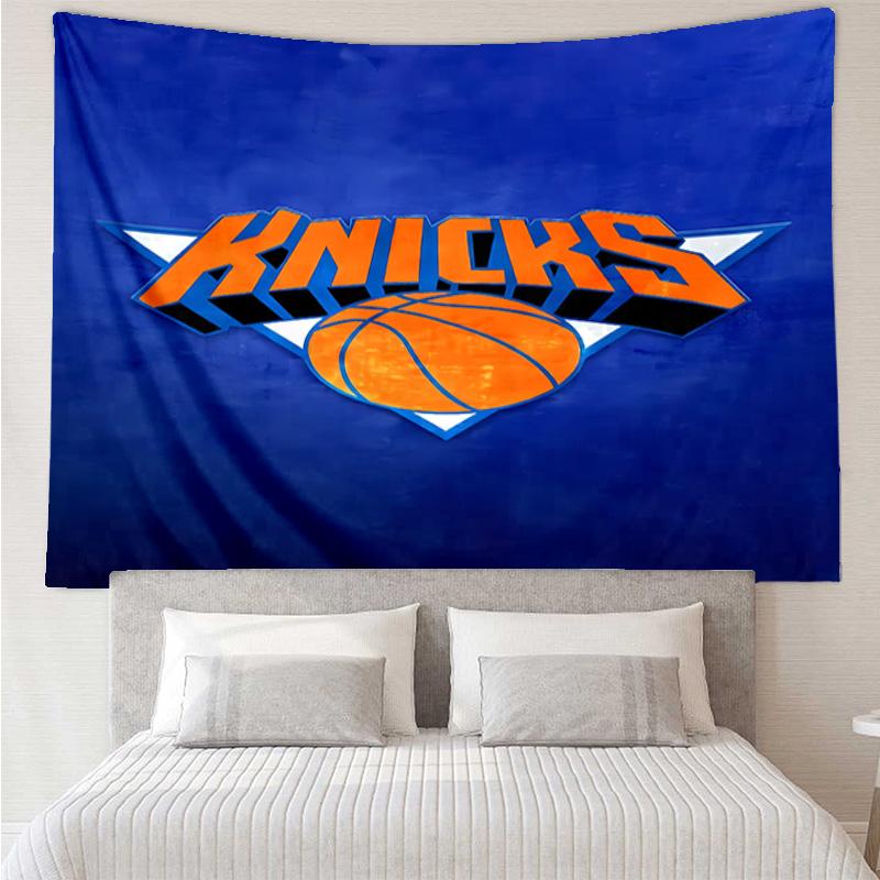Knicks logo Tapestry for Bedroom Aesthetic Classroom Tapestries Wall Hanging for Living Room Dorm Office,Ideal Creative Gift