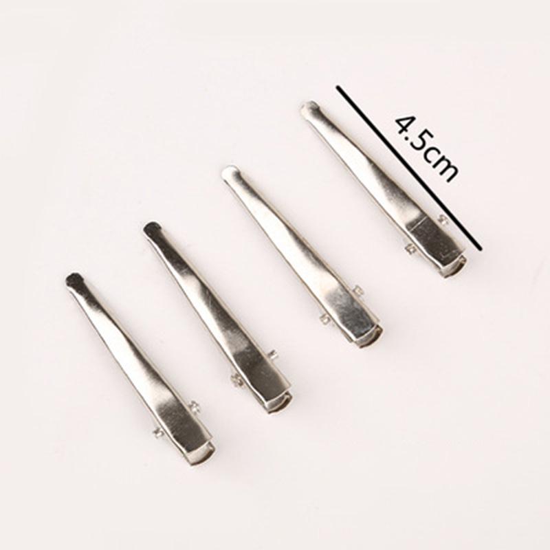 10PCS/Pack Women Black Rhodium Barrette Girl Gifts Hair Accessories DIY Hair Clips Kids Silver Adult