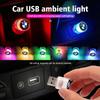 Автомобильный USB-светодиодный атмосферный портативный декоративный аксессуар для салона автомобиля для BMW E46 E90 E60 F10 E39 F30 E36 E87 E90 E30 E53 F31 E92