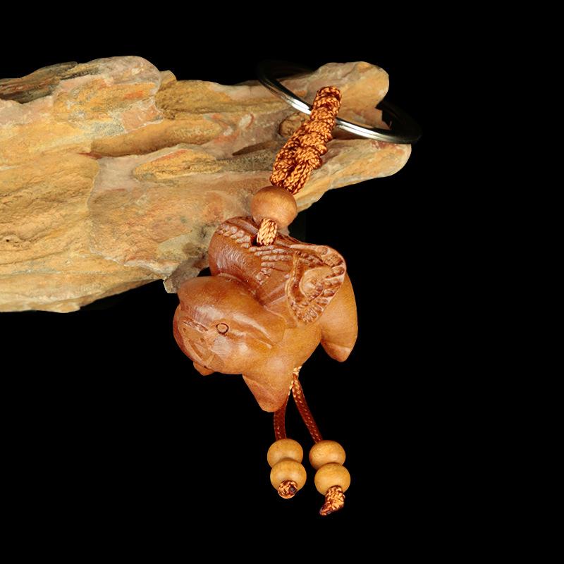 Персиковое и Ююбовое Дерево Зодиак 3D Брелок: Высококлассные украшения-амулеты-обереги.