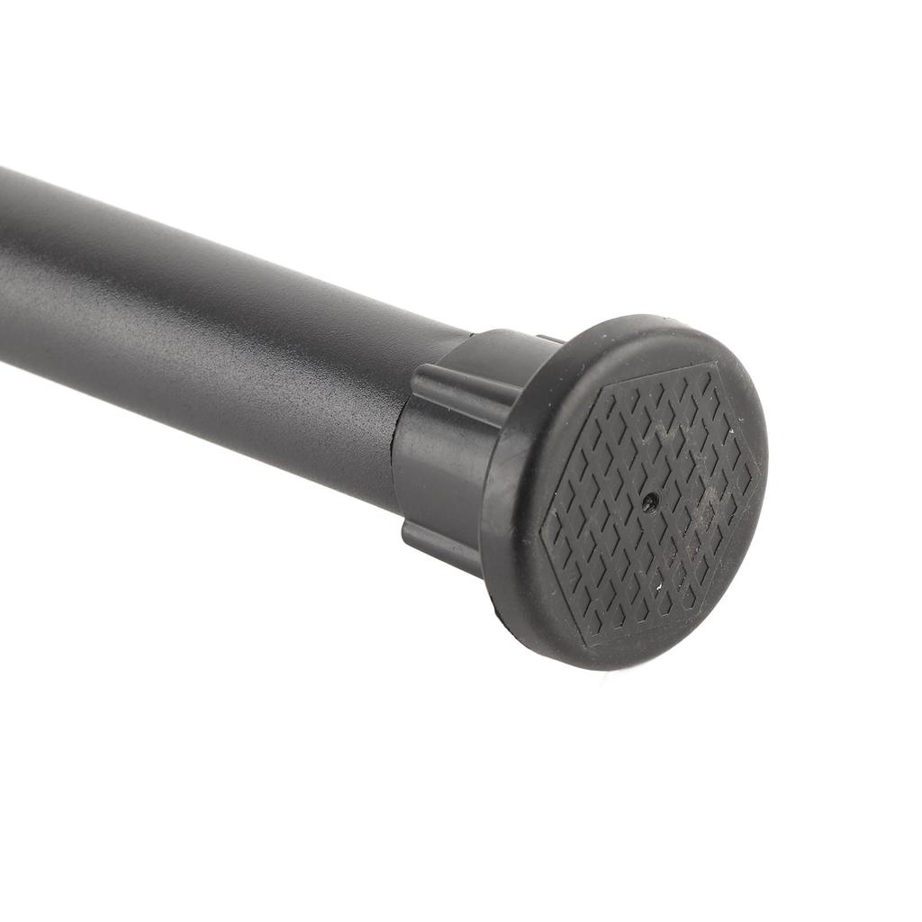 Black Tension Curtain Rod Stainless Steel Adjustable Telescopic Closet Rod for Hanging Clothes