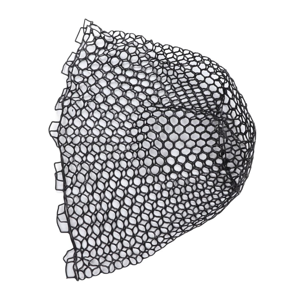 Replacement Fishing Net Deepened Soft Flexible Rubber Fishing Landing Mesh for Angler Black