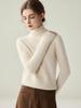 Women's 100% Pure Cashmere Slim-Fit Turtleneck Sweater - Long Sleeve Knit Base Layer for Autumn/Winter