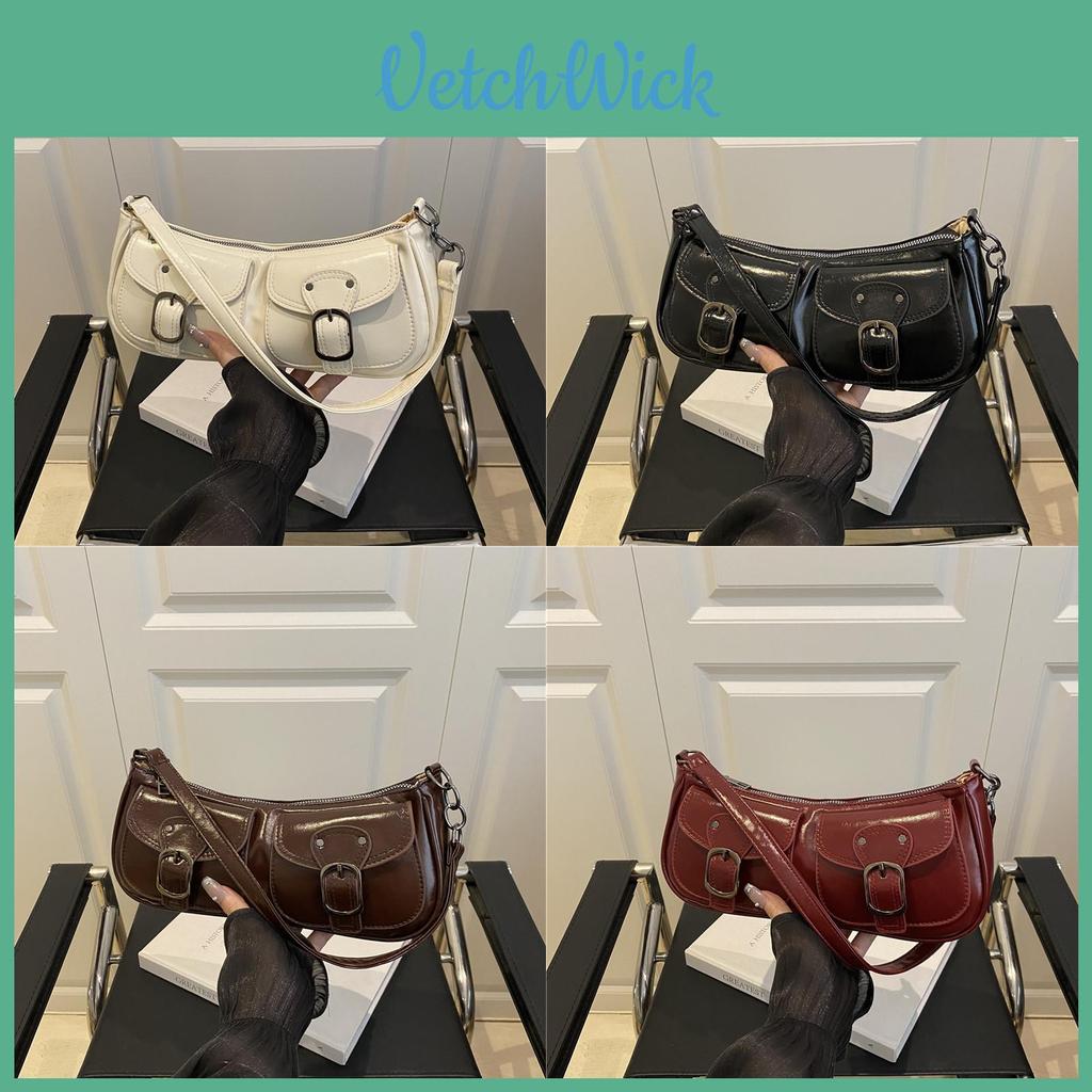 Fashion Commuter Pu Shoulder Bag With Cell Phone Pocket For Urban Outfits