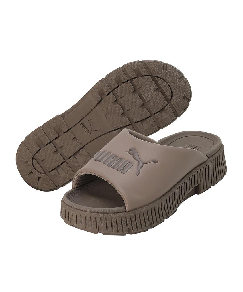Puma Кроссовки Dinara на платформе 2024 Totally Taupe Размер см Женские, Весенне-летний вариант, (02), 23,0