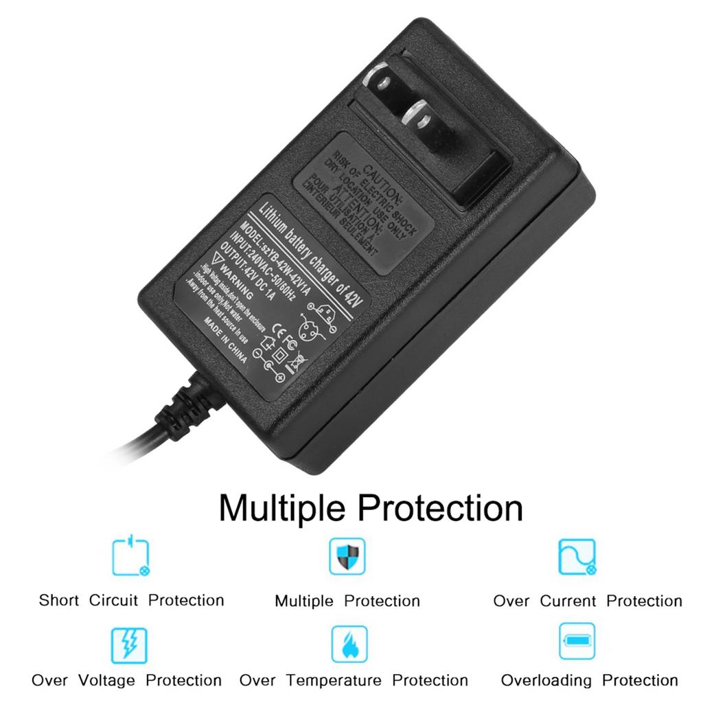 42V1A Power Supply Battery Charger Adapter For Smart Balance Car Scooter